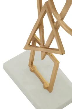 Symbol Ascent 47cm Gold Metal Indoor Sculpture