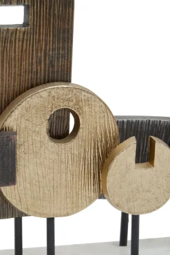 Symbolic 34cm Metal Indoor Sculpture
