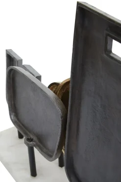 Symbolic 34cm Metal Indoor Sculpture