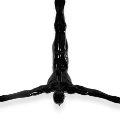 The Diver 55cm Black Resin Wall Sculpture