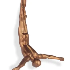 The Diver 55cm Bronze Resin Wall Sculpture