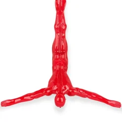 The Diver 55cm Red Resin Wall Sculpture