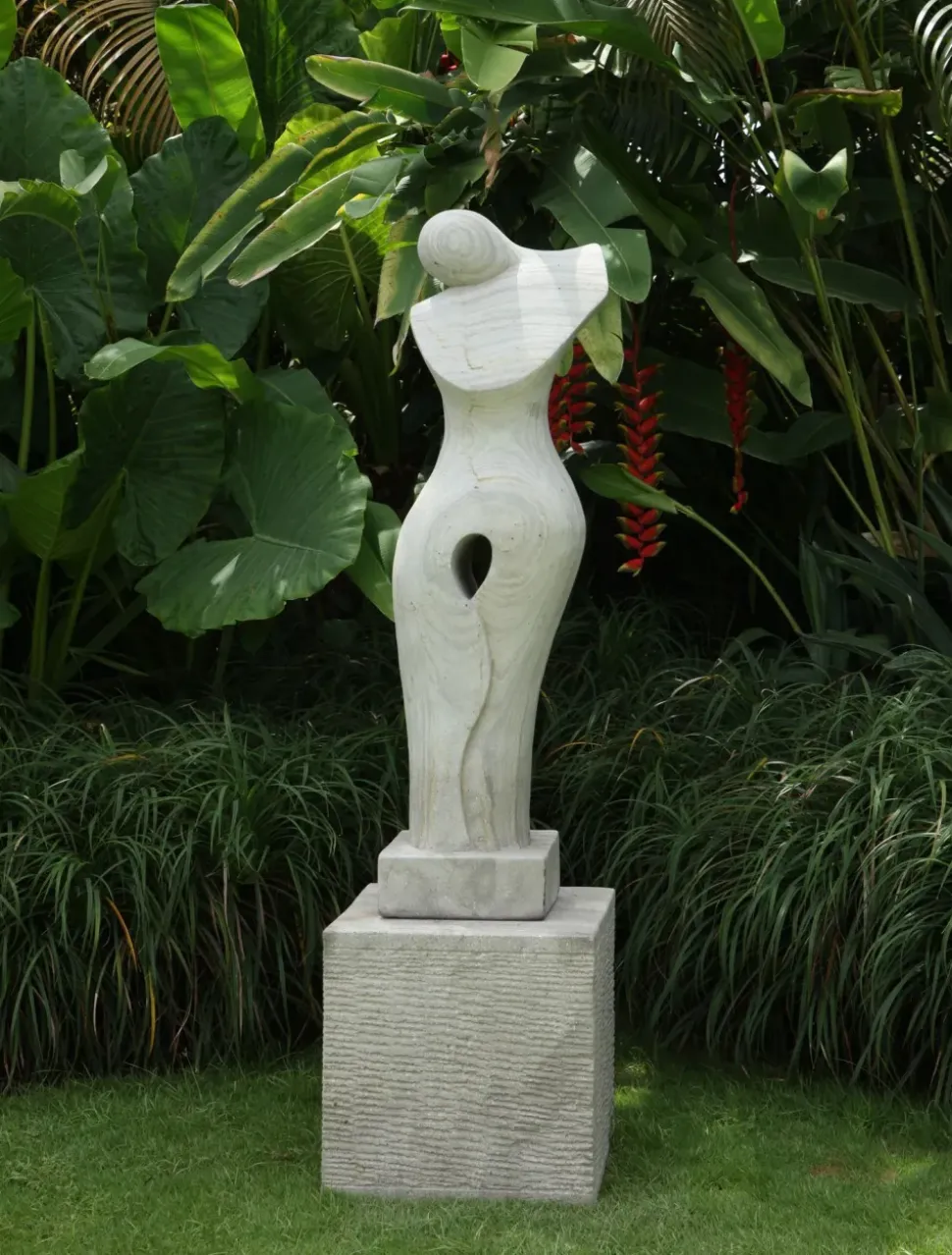 Timeless Contemporary Stone Garden Sculpture