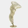 Tornado 152cm Gold Metal Garden Sculpture