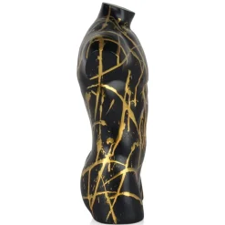 Valiant Torso 50cm Black Resin Indoor Sculpture