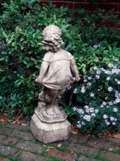 Victorian Girl 80cm Stone Garden Statue