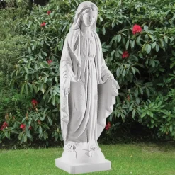 Virgin Mary 58cm Marble Resin Garden Statue