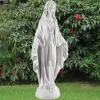 Virgin Mary 97cm Marble Resin Garden Statue