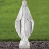 Virgin Mary 41cm Marble Resin Garden Statue