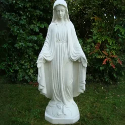 Virgin Mary 85cm Marble Resin Garden Statue