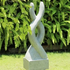Visage Contemporary Stone Garden Sculpture