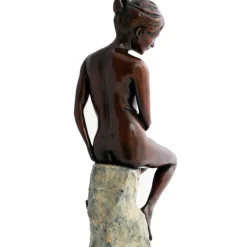 Warmth of the Sun Figurine Bronze Indoor Sculpture
