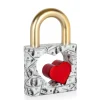 Wealth Padlock 38cm Gold Resin Indoor Sculpture