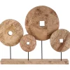 Woodland Disc 52cm Wood Indoor Sculpture