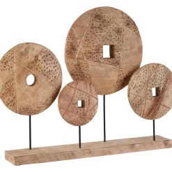 Woodland Disc 52cm Wood Indoor Sculpture