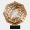 Xenon Grid 70cm Copper Metal Indoor Sculpture
