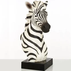 Zen Zebra 54cm Resin Indoor Sculpture