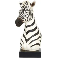 Zen Zebra 54cm Resin Indoor Sculpture